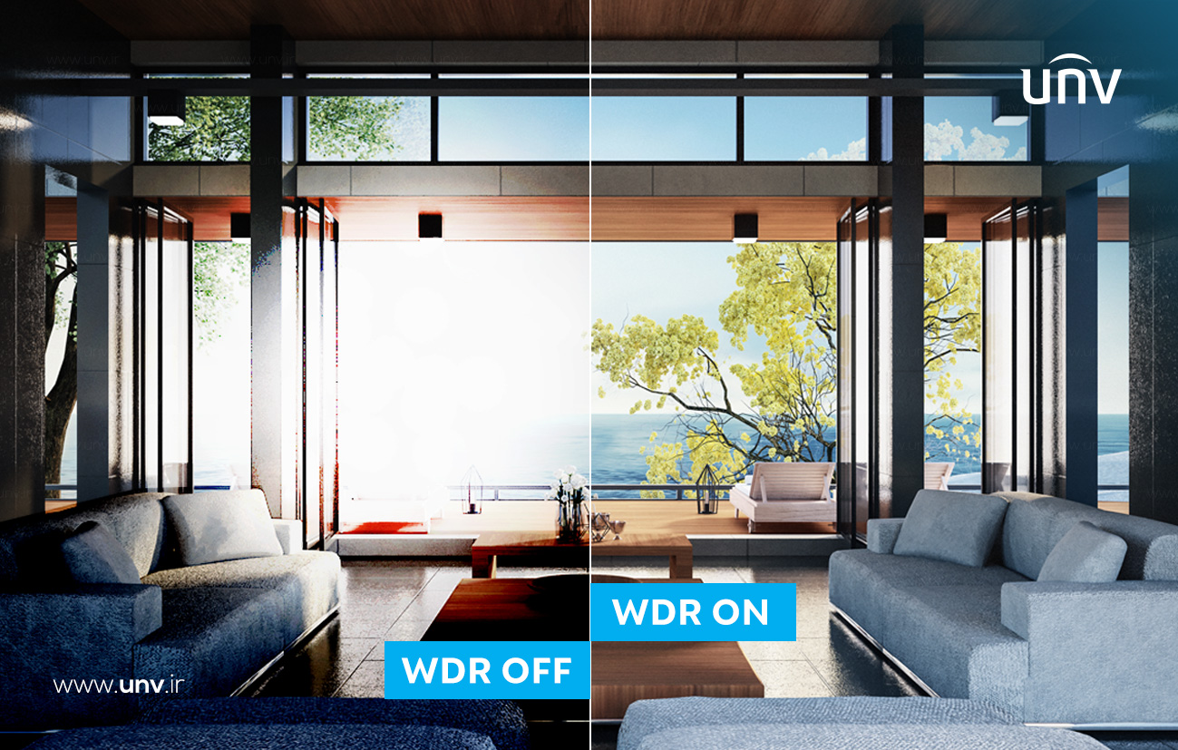 WDR | جلوگیری از سیاه شدن تصویر در تضاد نوری بالا در محیط